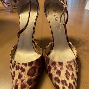 Guess cheetah pattern stilettos